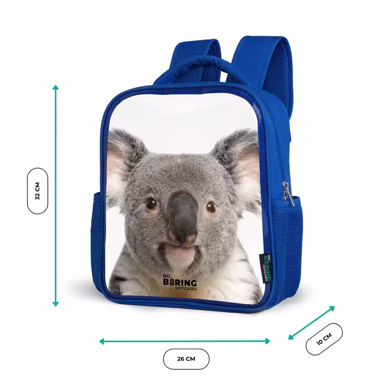 Kinderrucksack - Blau - Niedlicher Koala-Bär — 6
