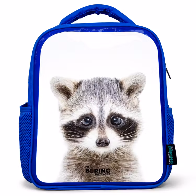 Kinderrucksack - Blau - Rachid Waschbär — 1
