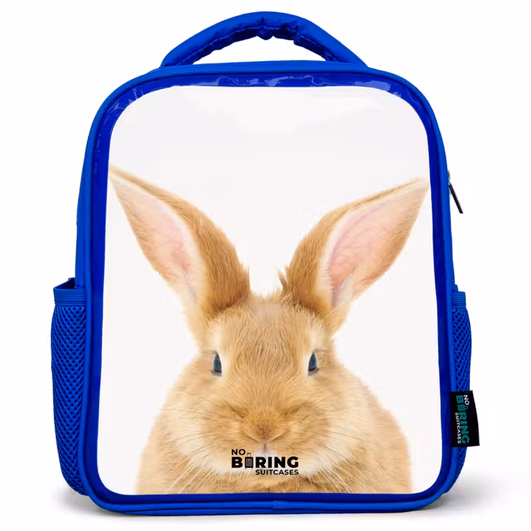 Kinderrucksack - Blau - Schnupfen mit befriedigtem Kopf — 1