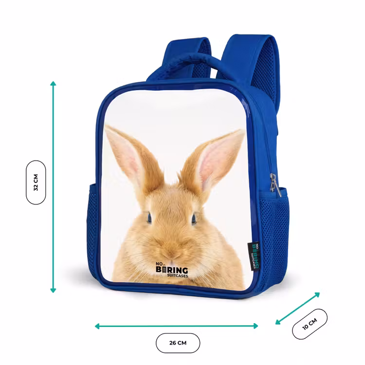 Kinderrucksack - Blau - Schnupfen mit befriedigtem Kopf — 6