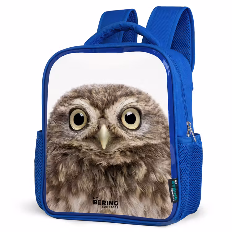 Kinderrucksack - Blau - Ulke Eule — 7