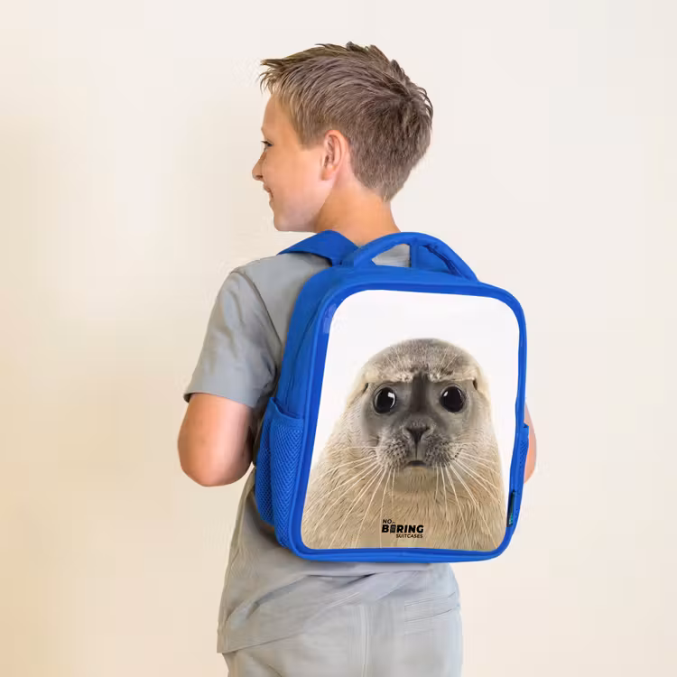 Kinderrucksack - Blau - Zyon-Siegel — 2
