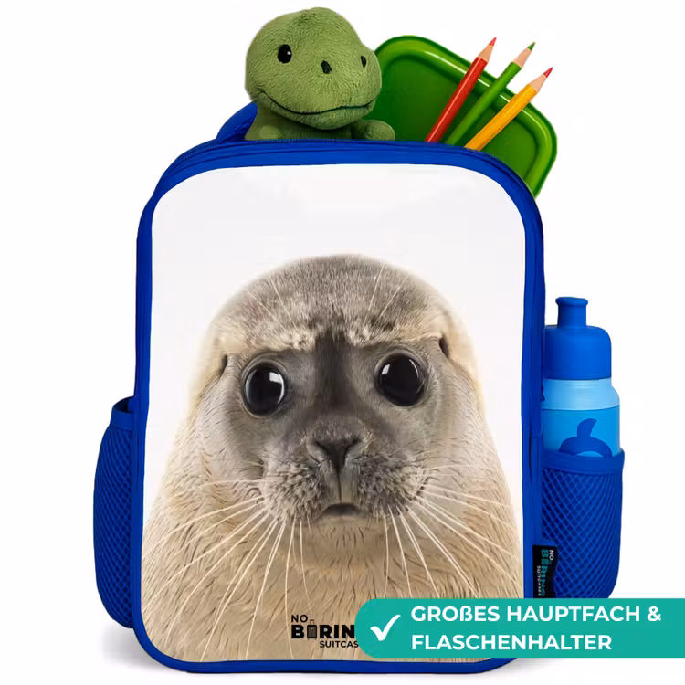 Kinderrucksack - Blau - Zyon-Siegel — 3