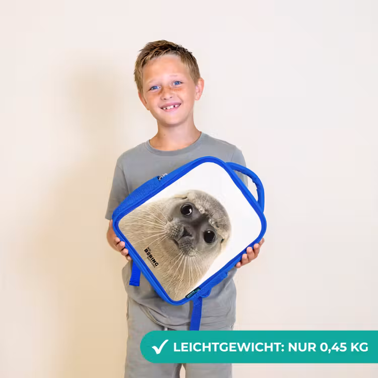 Kinderrucksack - Blau - Zyon-Siegel — 4