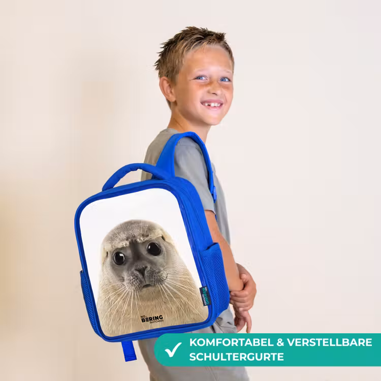 Kinderrucksack - Blau - Zyon-Siegel — 5