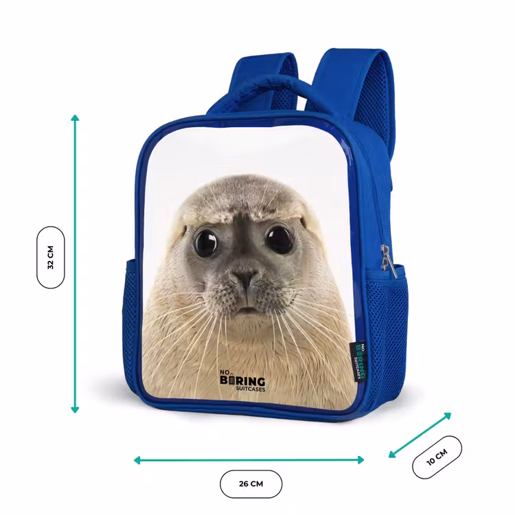 Kinderrucksack - Blau - Zyon-Siegel — 6