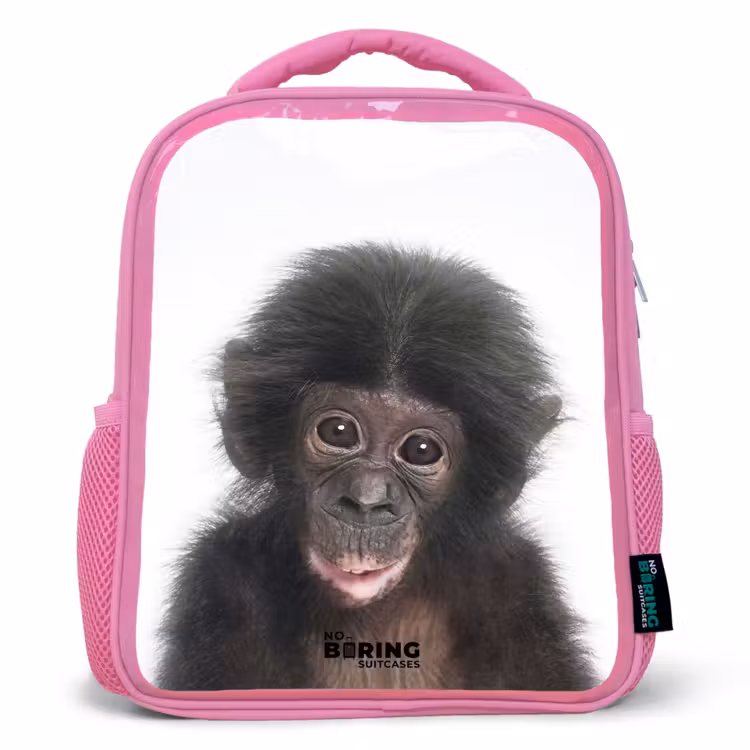 Kinderrucksack - Rosa - Charlie Chimp — 1