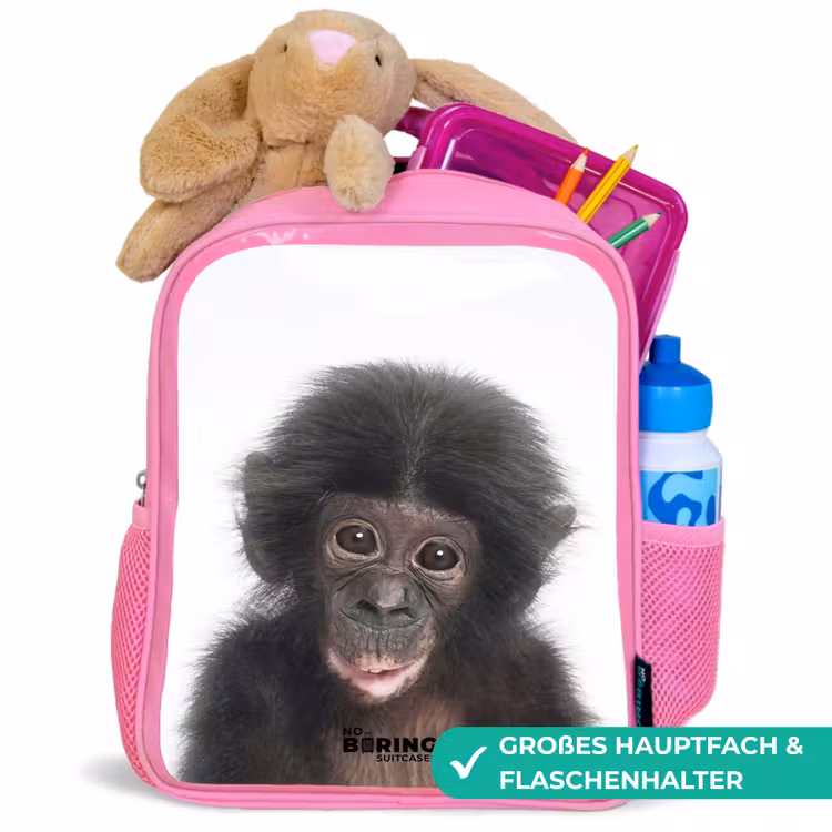 Kinderrucksack - Rosa - Charlie Chimp — 3