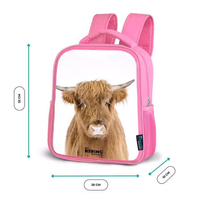 Kinderrucksack - Rosa - Halbe Hooglander — 2