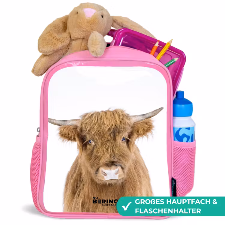 Kinderrucksack - Rosa - Halbe Hooglander — 3