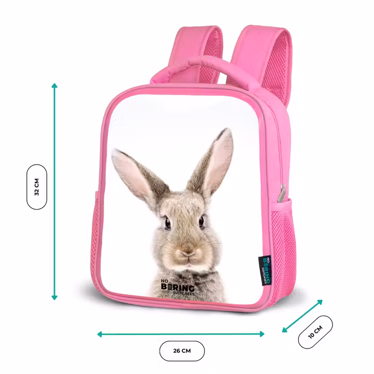 Kinderrucksack - Rosa - Koen-Kaninchen — 2