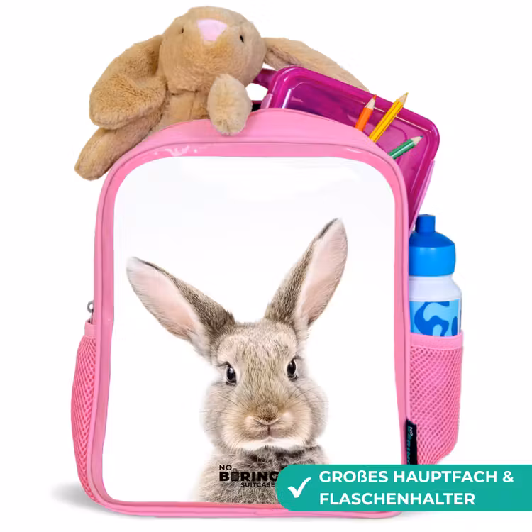 Kinderrucksack - Rosa - Koen-Kaninchen — 3
