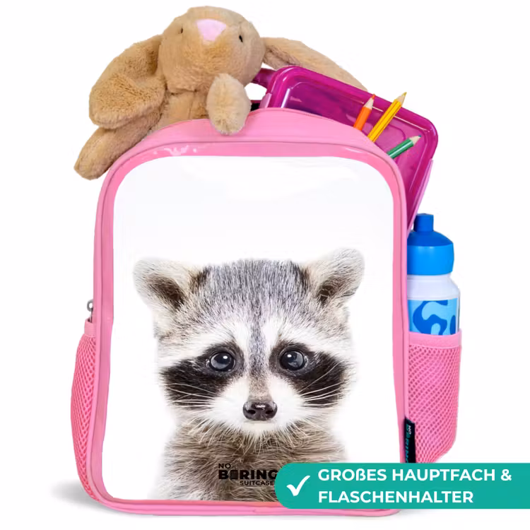 Kinderrucksack - Rosa - Rachid Waschbär — 3