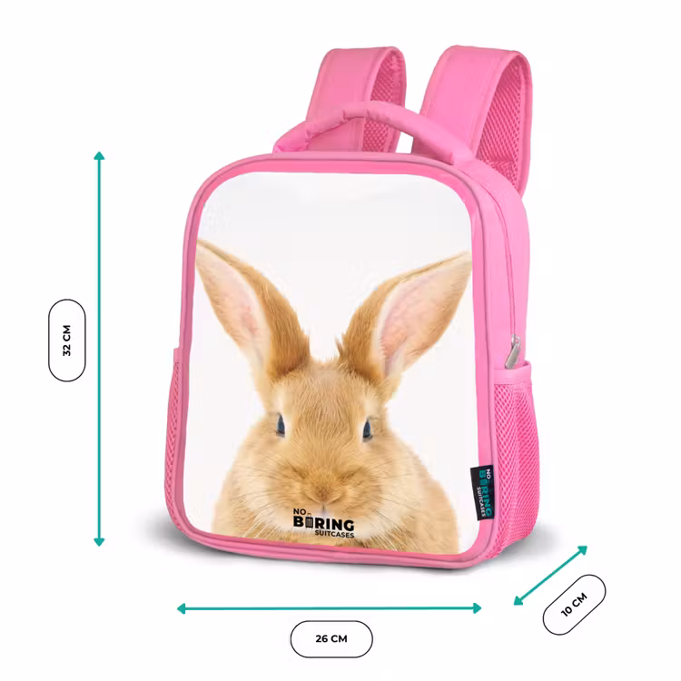 Kinderrucksack - Rosa - Schnupfen mit befriedigtem Kopf — 2