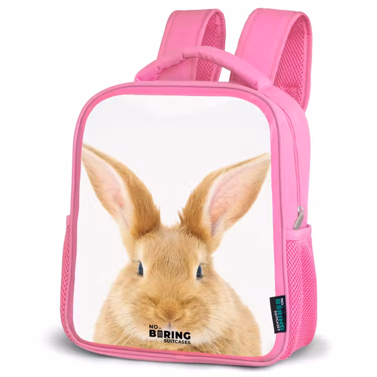 Kinderrucksack - Rosa - Schnupfen mit befriedigtem Kopf — 4