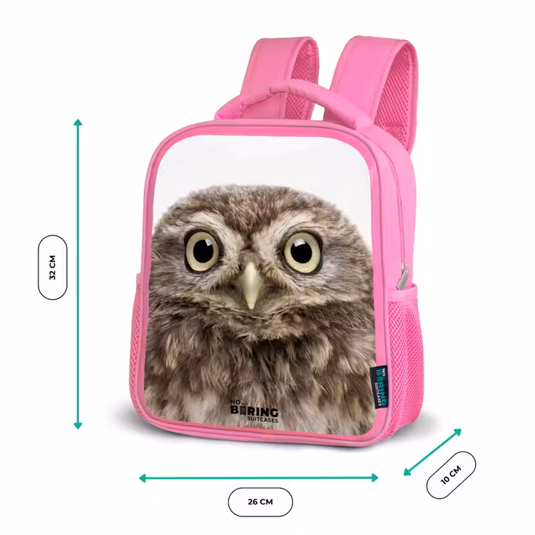Kinderrucksack - Rosa - Ulke Eule — 2