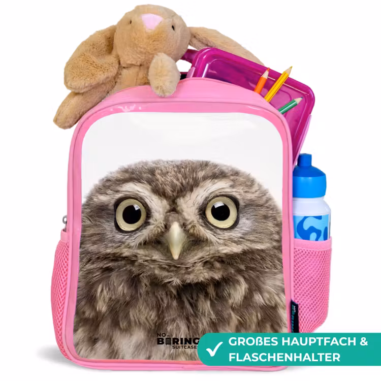 Kinderrucksack - Rosa - Ulke Eule — 3