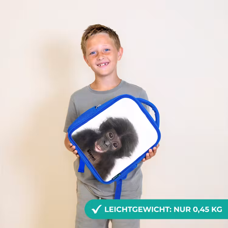 Kinderrucksack - Blau - Charlie Chimp — 4