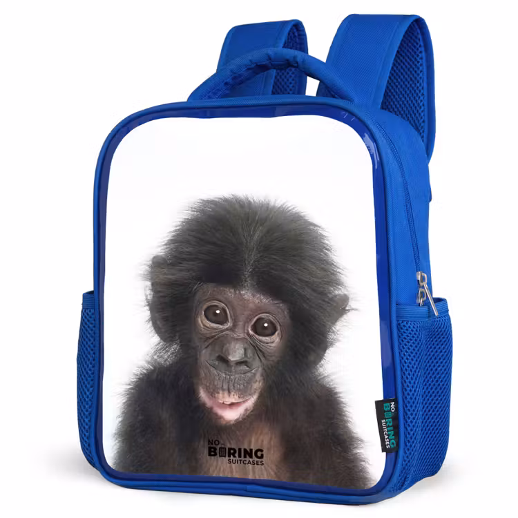 Kinderrucksack - Blau - Charlie Chimp — 7