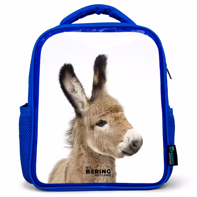 Kinderrucksack - Blau - Eddy Esel — 1