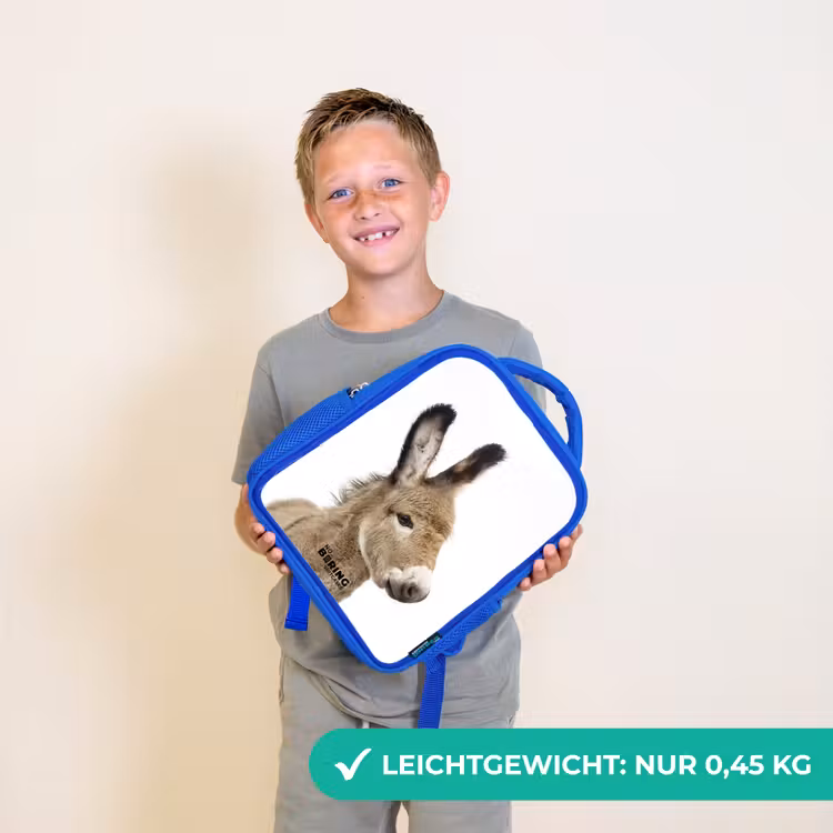 Kinderrucksack - Blau - Eddy Esel — 4