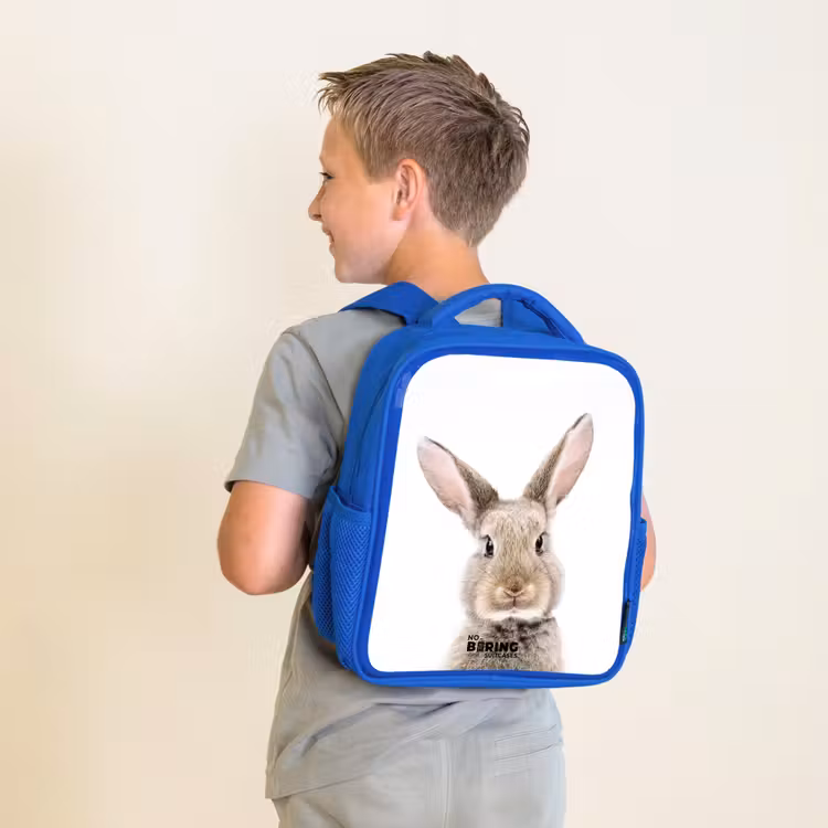 Kinderrucksack - Blau - Koen-Kaninchen — 2