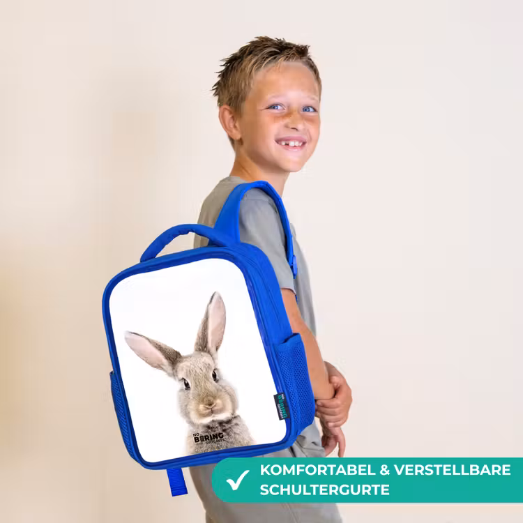 Kinderrucksack - Blau - Koen-Kaninchen — 5
