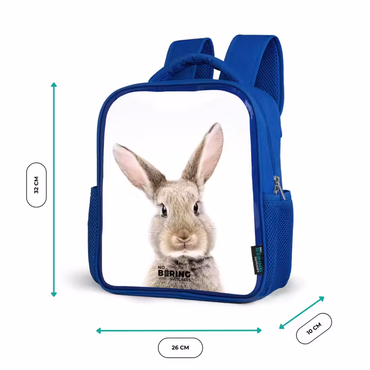 Kinderrucksack - Blau - Koen-Kaninchen — 6