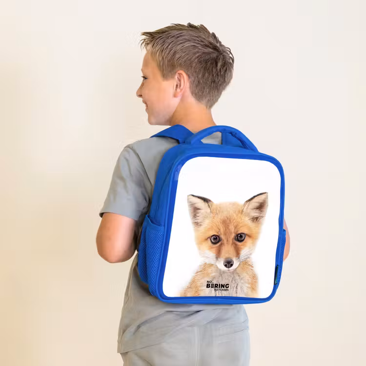 Kinderrucksack - Blau - Vicky Fuchs — 2