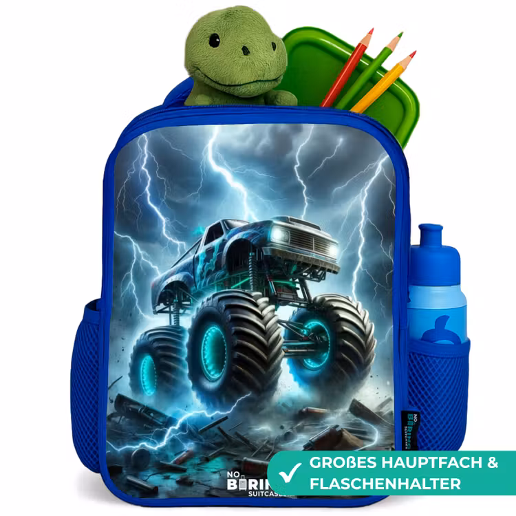 Kinderrucksack - Blau - Donner-Räder — 3