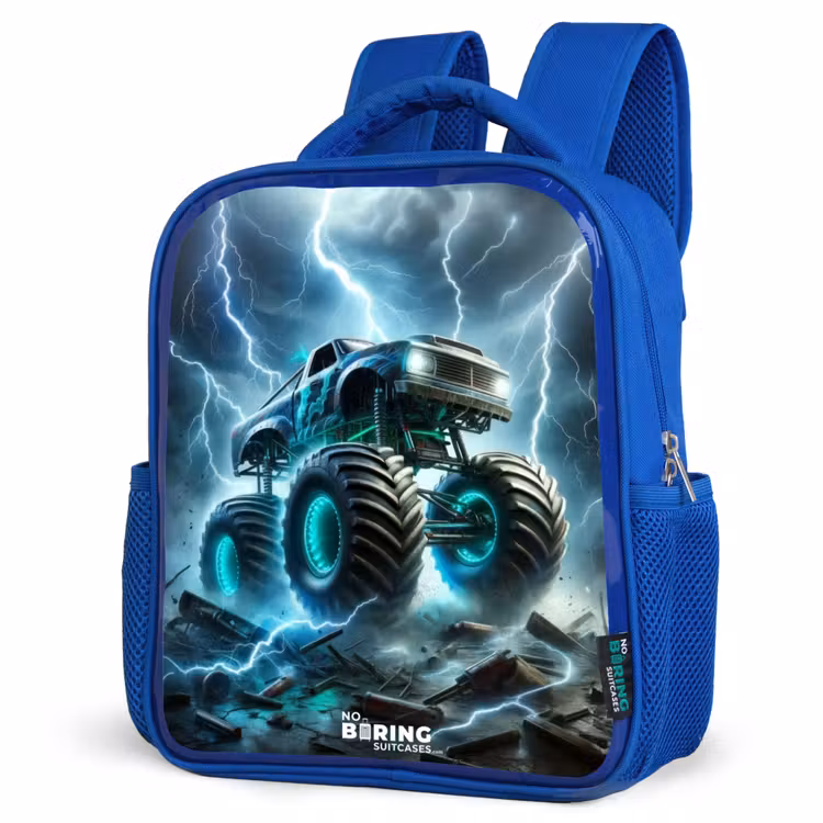 Kinderrucksack - Blau - Donner-Räder — 7