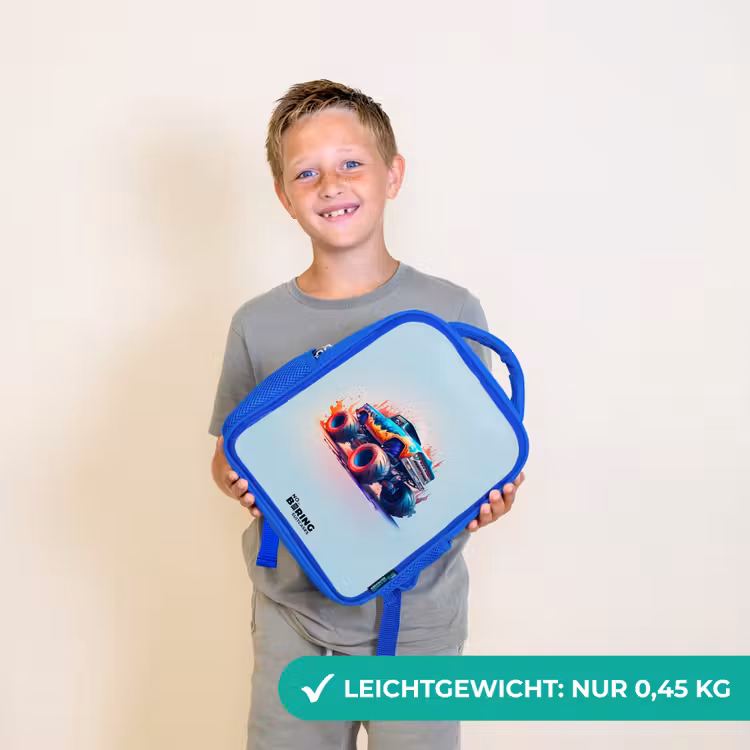 Kinderrucksack - Blau - Fierce Wheels — 4
