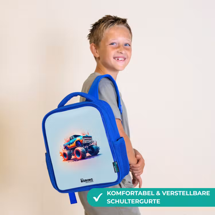 Kinderrucksack - Blau - Fierce Wheels — 5