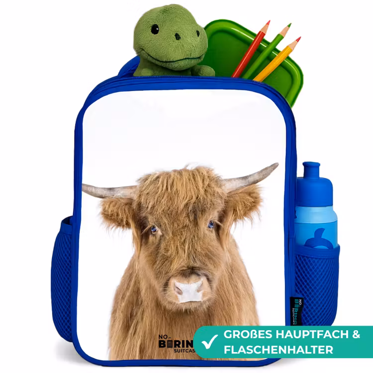 Kinderrucksack - Blau - Halbe Hooglander — 3