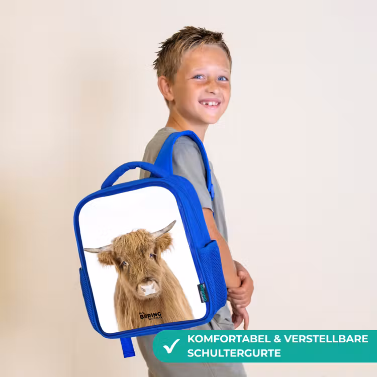 Kinderrucksack - Blau - Halbe Hooglander — 5