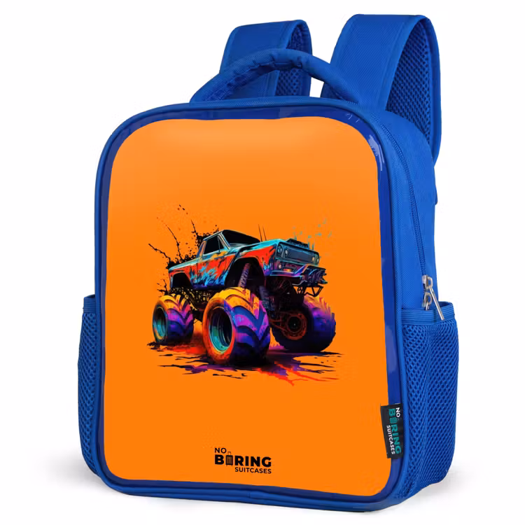 Kinderrucksack - Blau - Regenbogen-Räder — 7