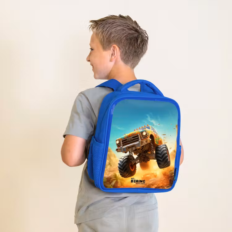 Kinderrucksack - Blau - Sand Läufer — 2