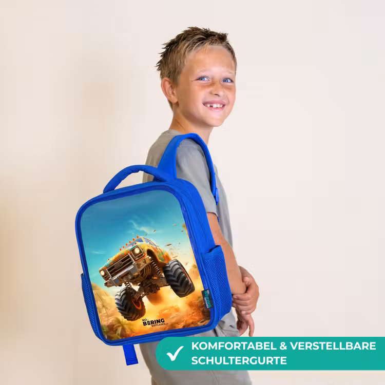 Kinderrucksack - Blau - Sand Läufer — 5