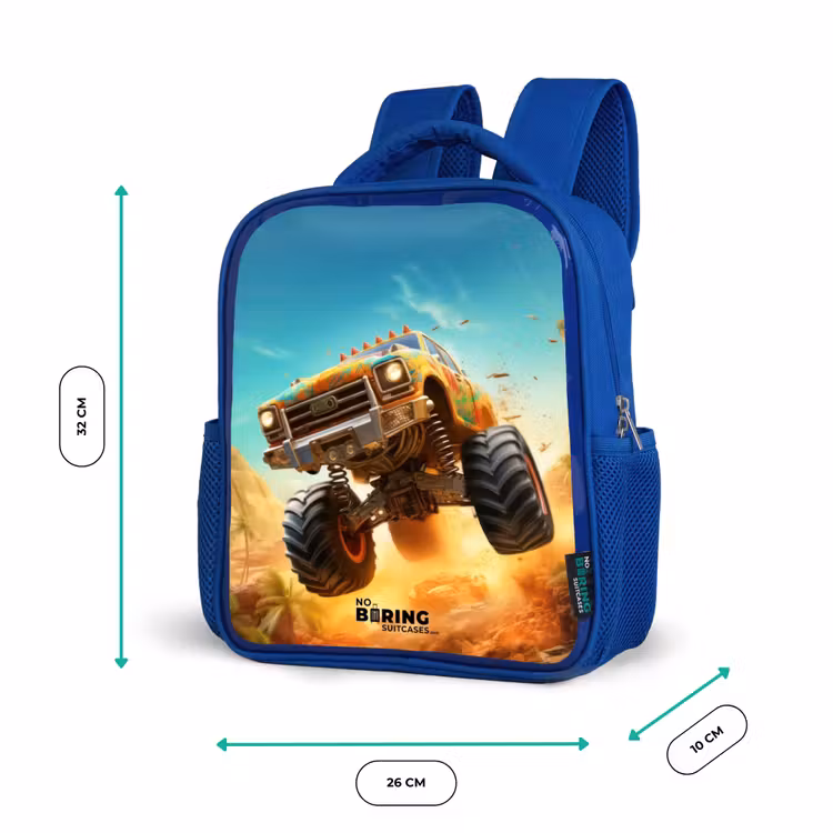 Kinderrucksack - Blau - Sand Läufer — 6