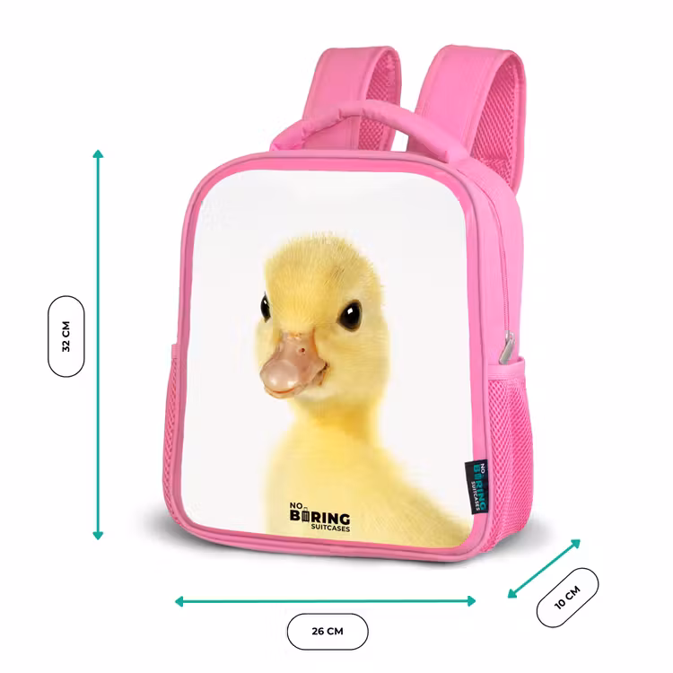 Kinderrucksack - Rosa - Barry die Gummi-Ente — 2
