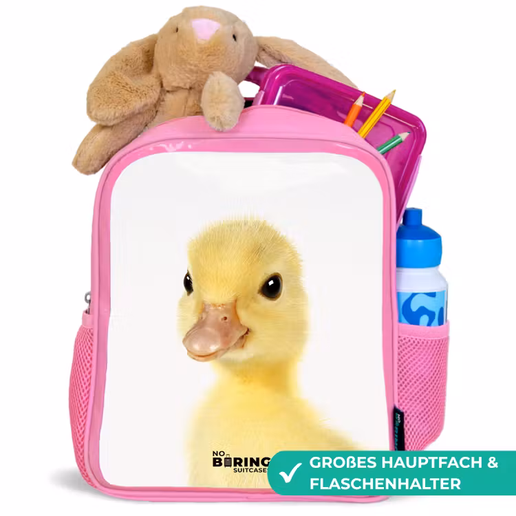 Kinderrucksack - Rosa - Barry die Gummi-Ente — 3