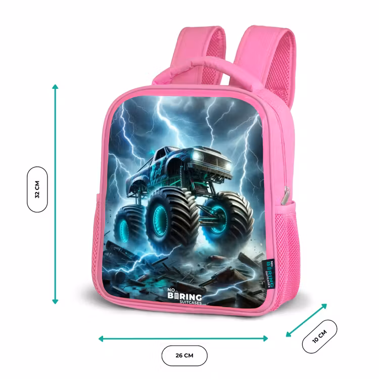 Kinderrucksack - Rosa - Donner-Räder — 2