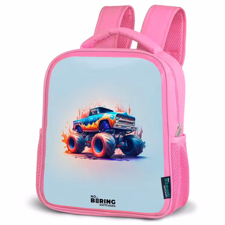 Kinderrucksack - Rosa - Fierce Wheels — 4
