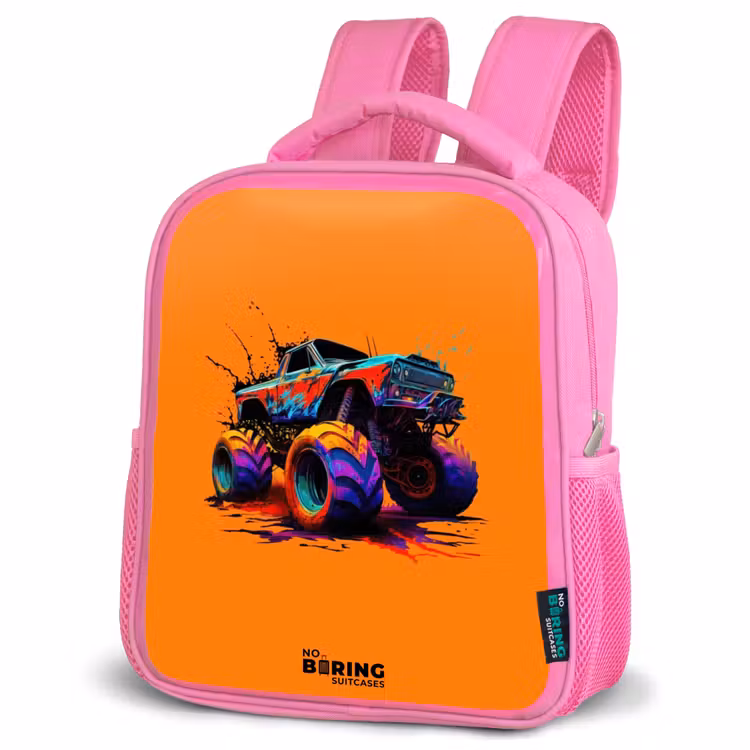Kinderrucksack - Rosa - Regenbogen-Räder — 4