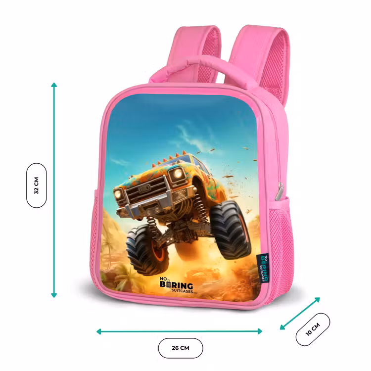 Kinderrucksack - Rosa - Sand Läufer — 2