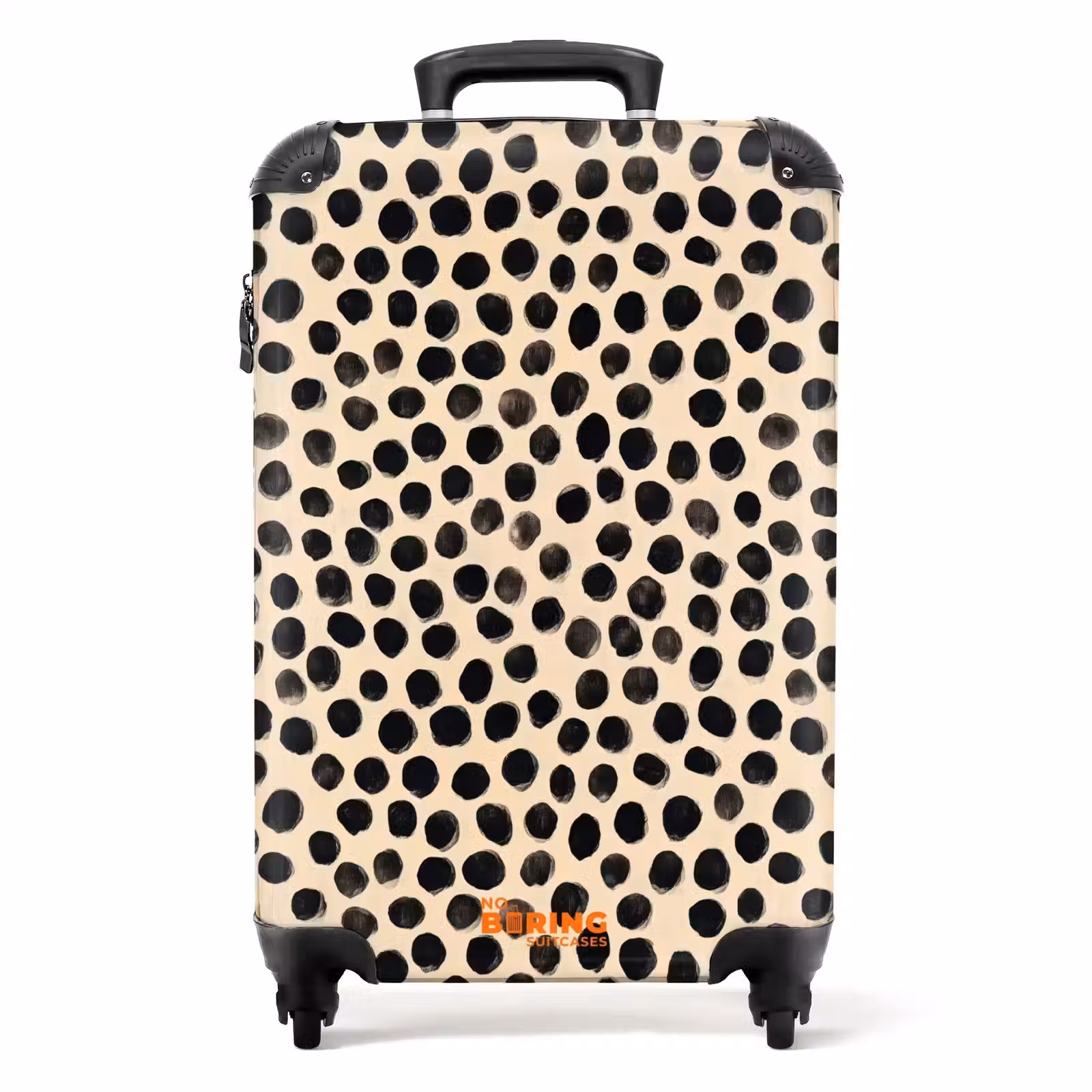Koffer - Polka dots - Muster - Schwarz — 1