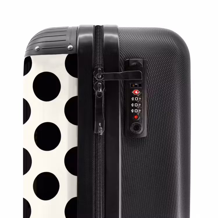 Koffer - Klassisch - Polka dots - Schwarz — 6