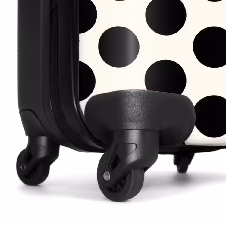 Koffer - Klassisch - Polka dots - Schwarz — 7