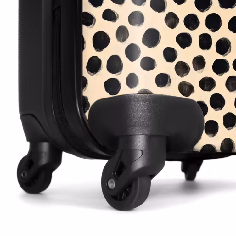 Koffer - Polka dots - Muster - Schwarz — 7