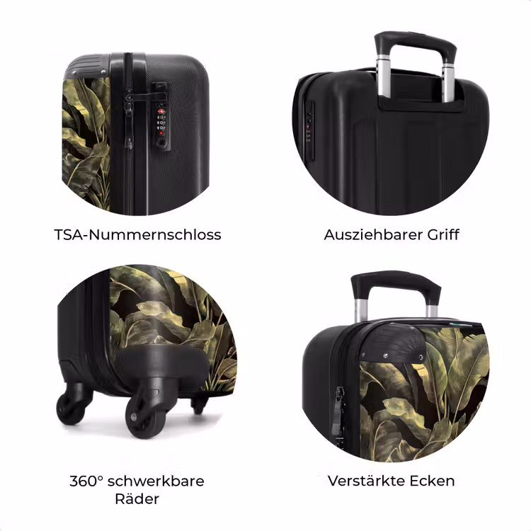 Koffer - Botanisch - Blätter - Grün — 8